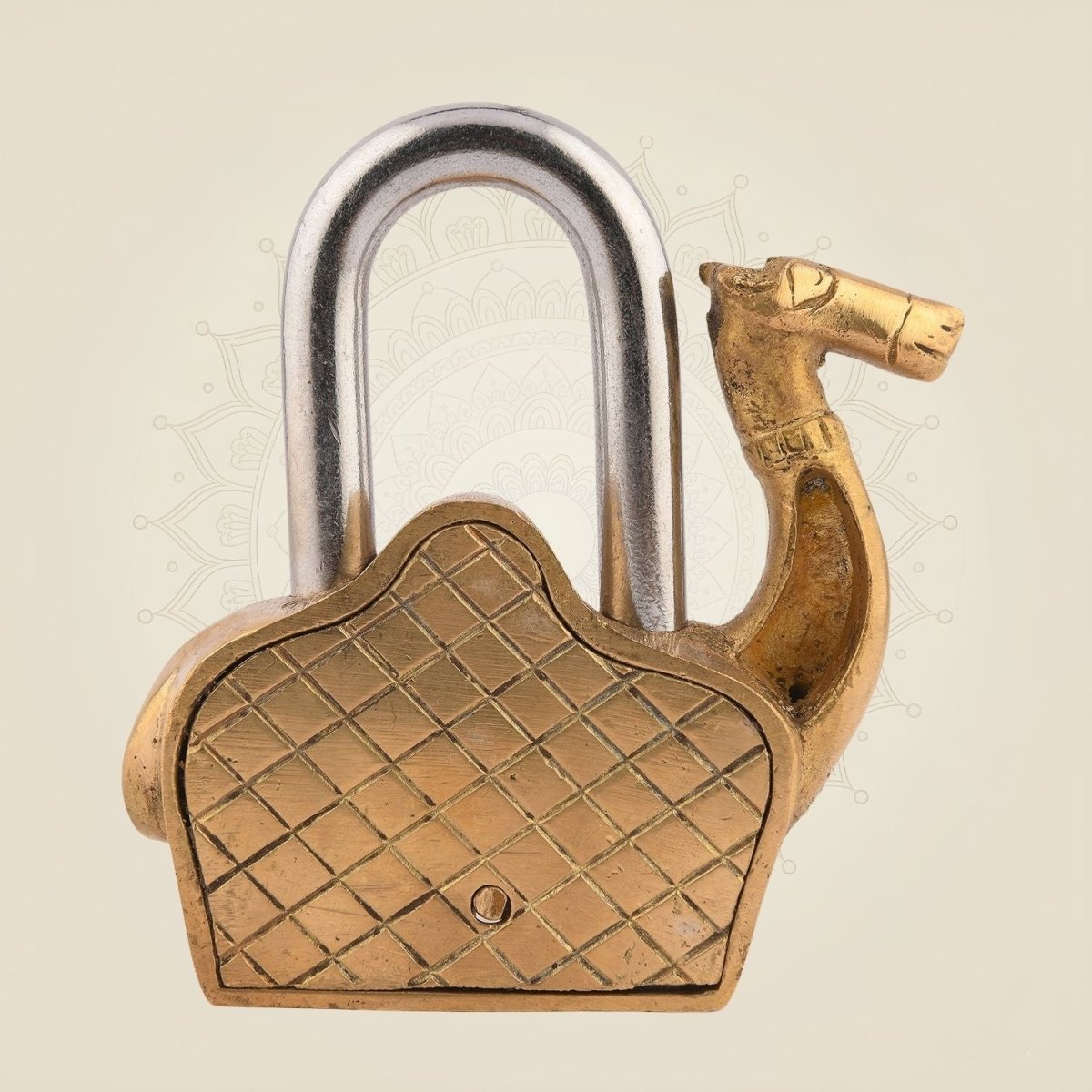 Camel Shape Brass Lock – 3
