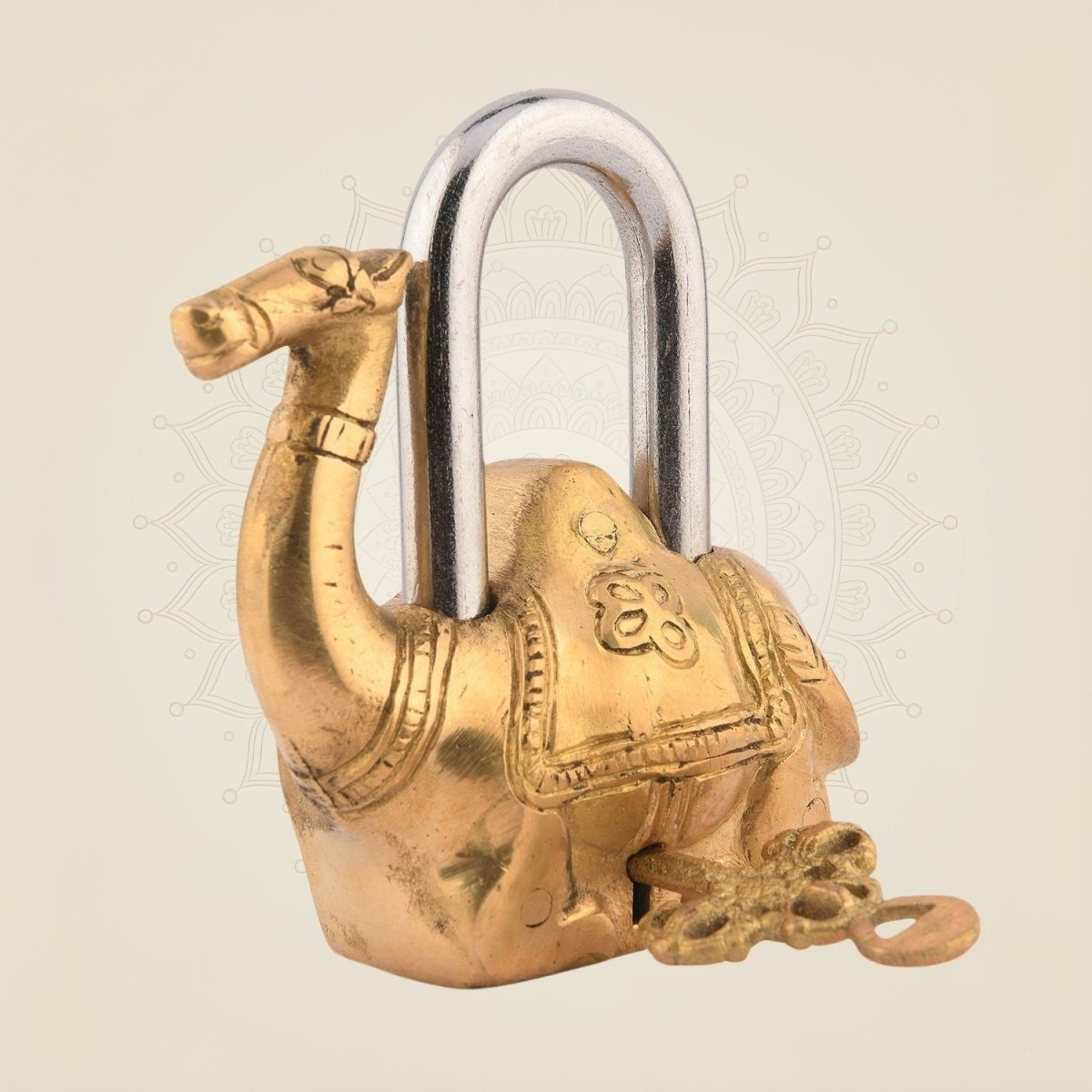Camel Shape Brass Lock – 3