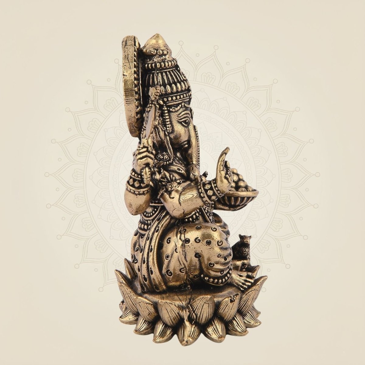 Ganesha Brass Idol