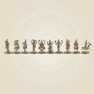 Dasavatharam Brass Set – 10 Avatars of Vishnu