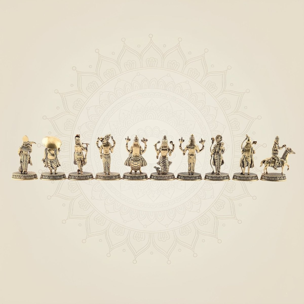 Dasavatharam Brass Statue