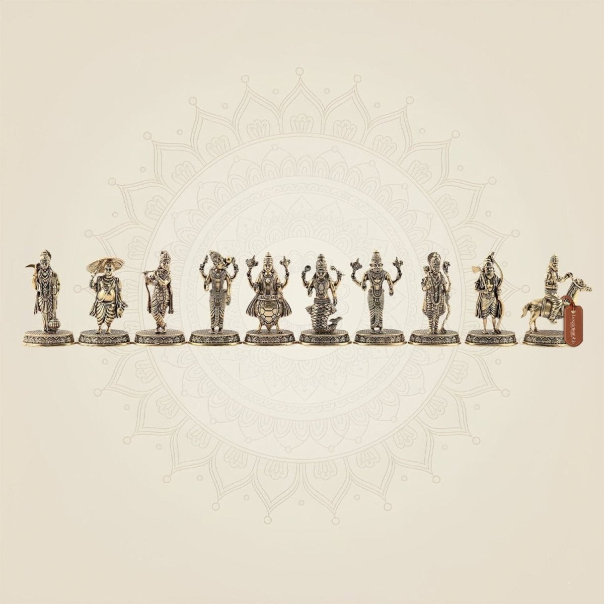 Dasavatharam Brass Set – 10 Avatars of Vishnu