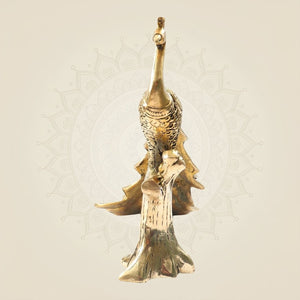 Decorative Brass Peacock - Elegant Statue