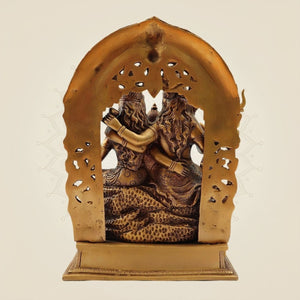 Divine Brass Shiv Pariwar Heavy Brass Idol