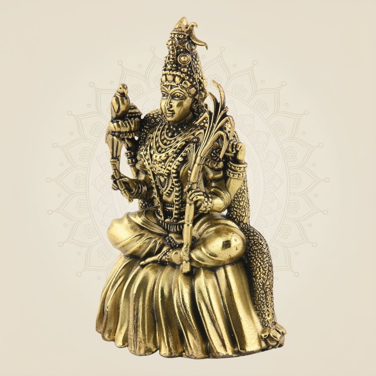 Brass Lalita Devi Murti