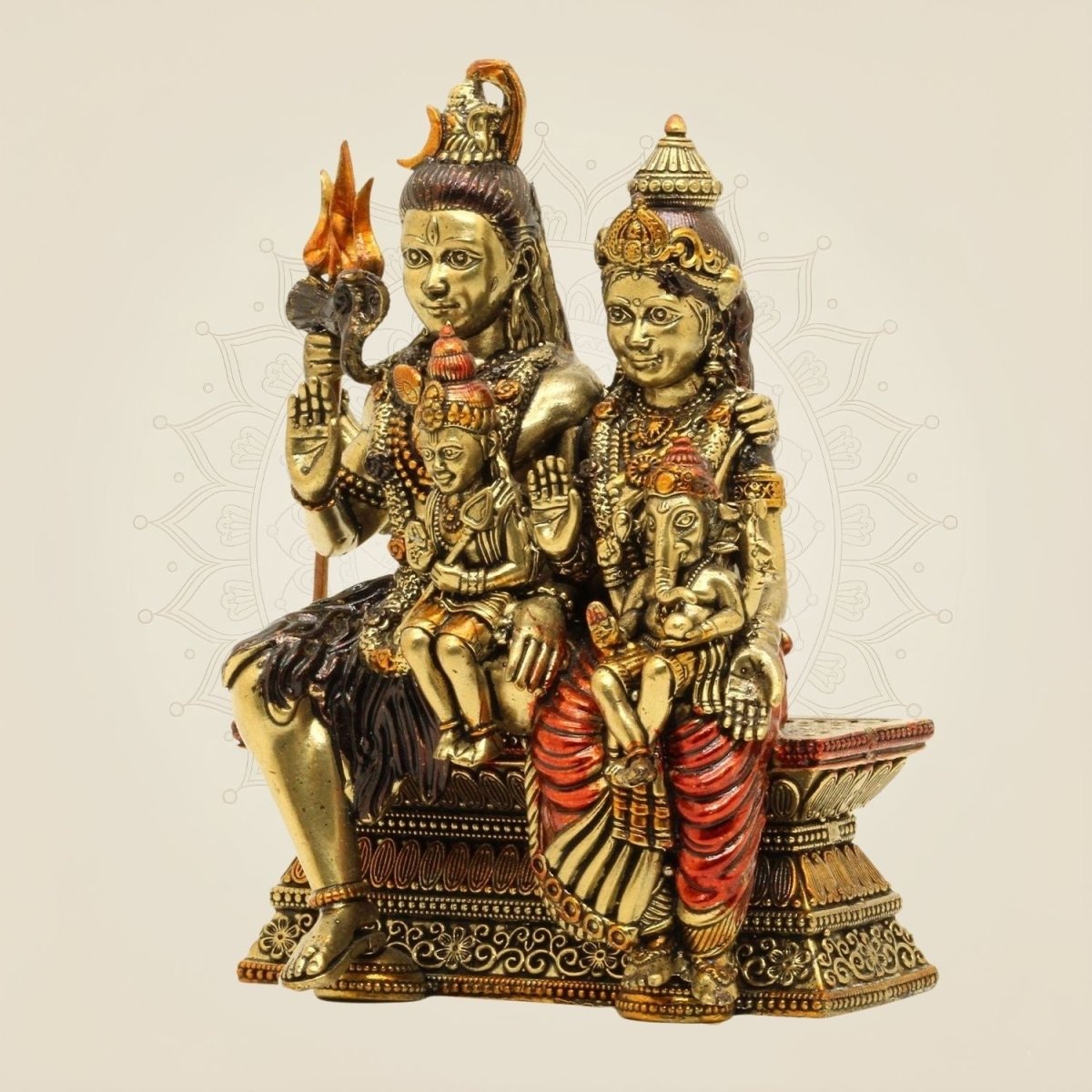 Brass Shiv Parivar Idol