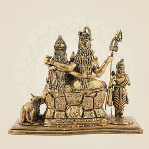 Divine Shiv Parivar Brass Idol