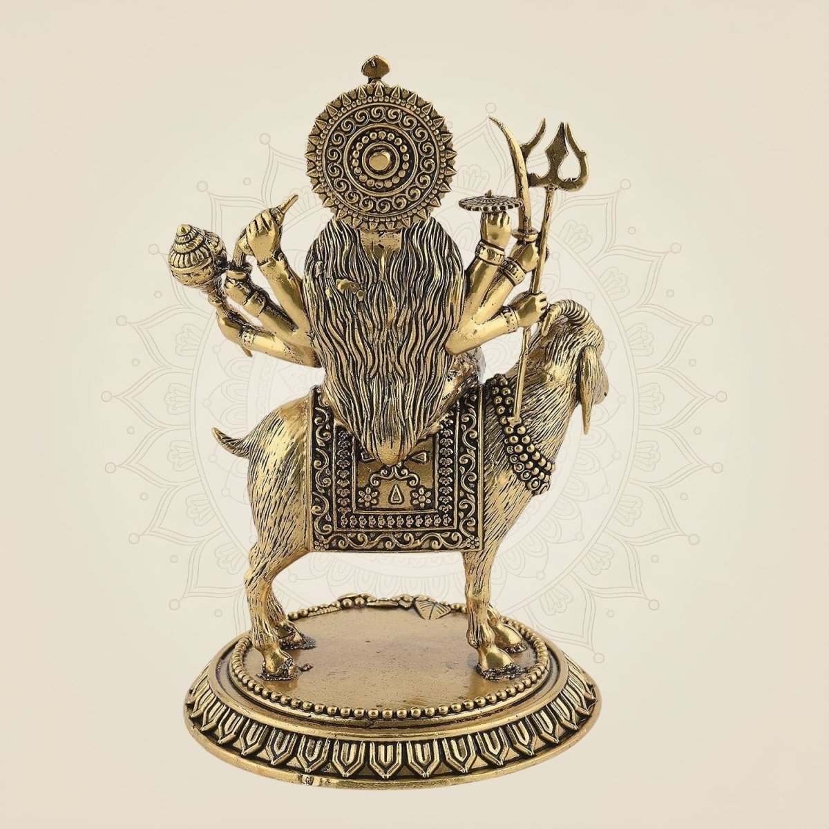 Durga Maa with Goat murti