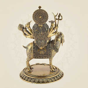 Durga Maa with Goat murti
