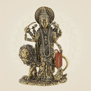 Durga Mata on Lion Idol 6-inch