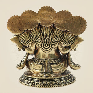 Brass Murti with Oval Base