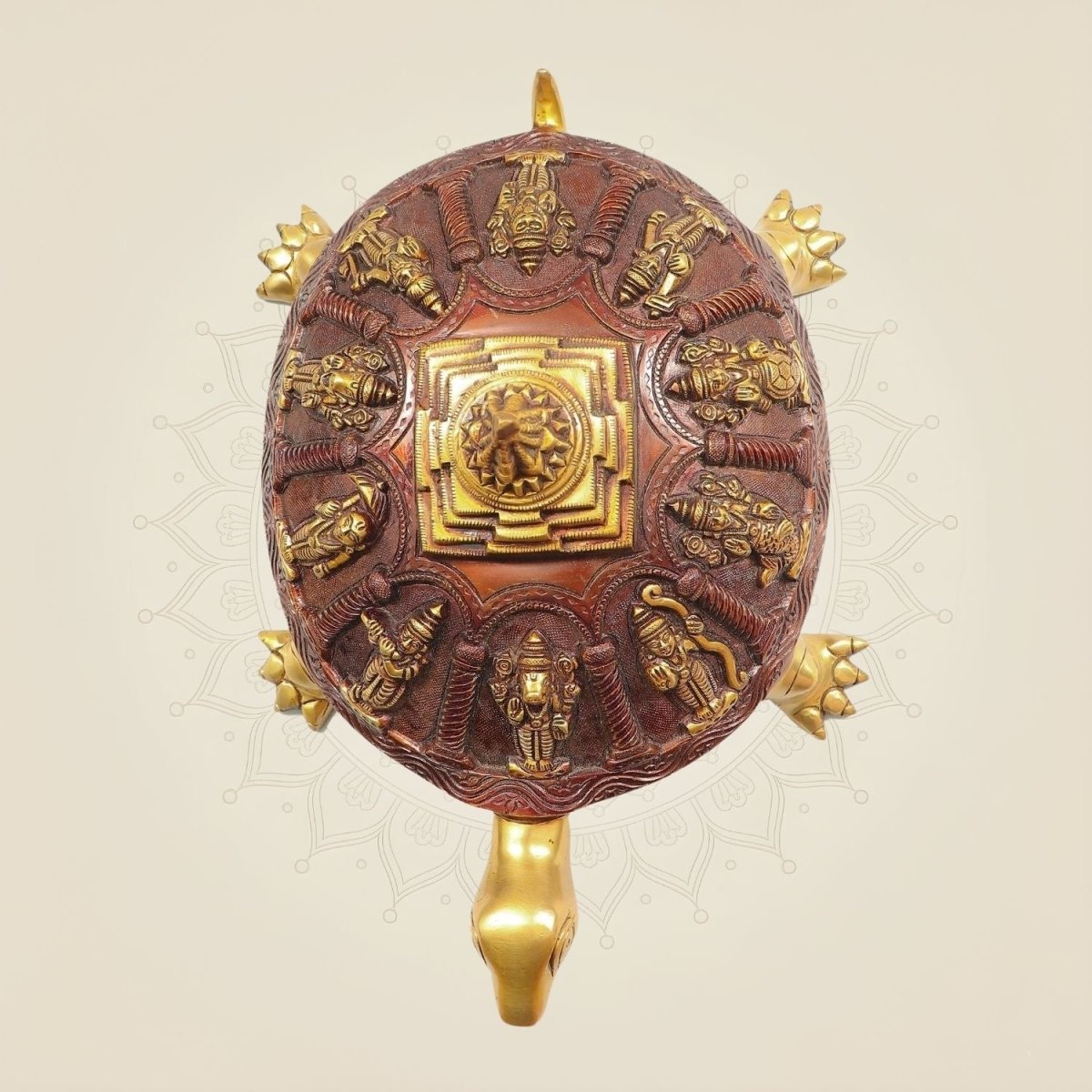 Exquisite Brass Dashavatara Brass Décor