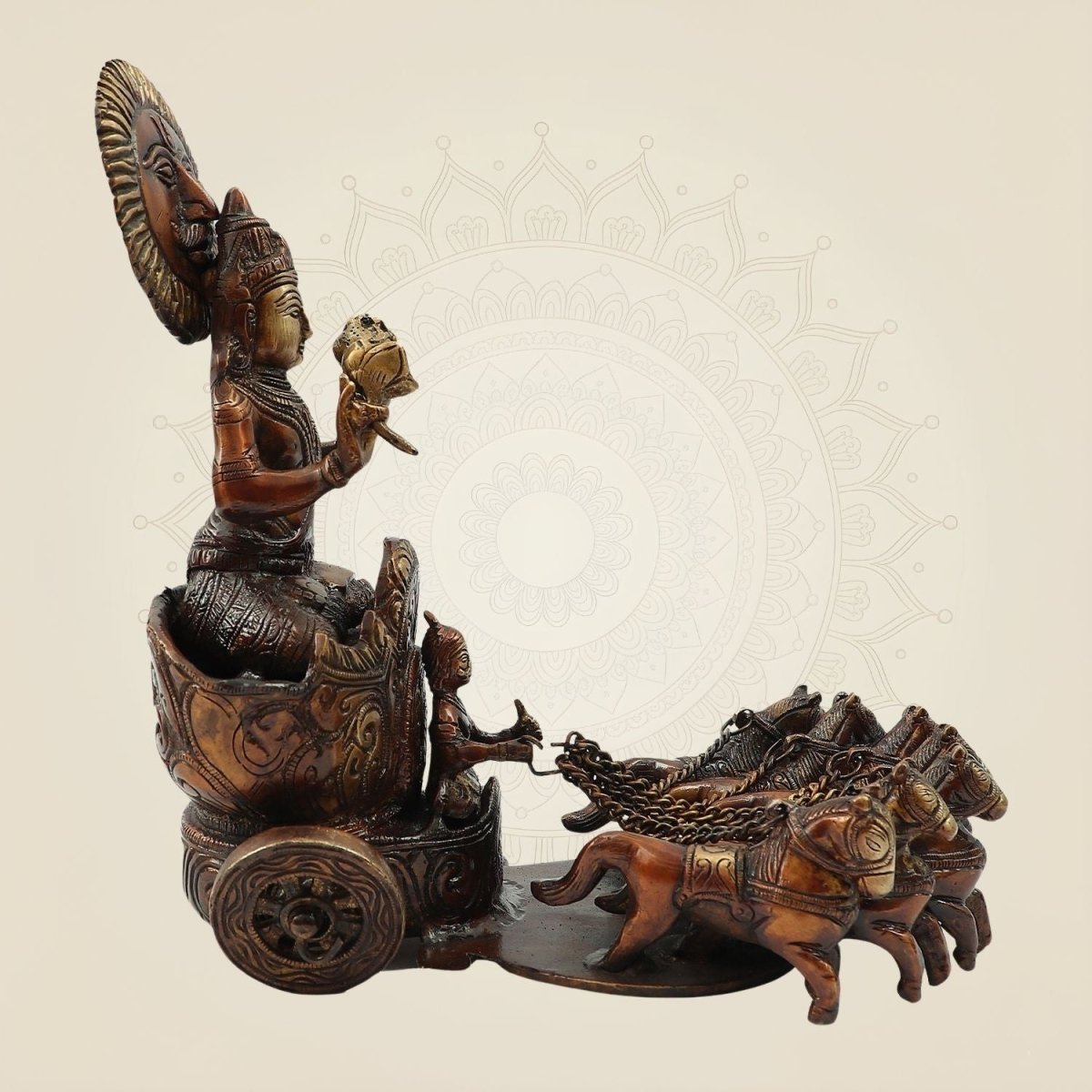 Exquisite Brass Statue