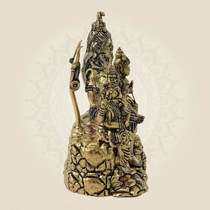 Superfine Shiv Parivar Brass Statue