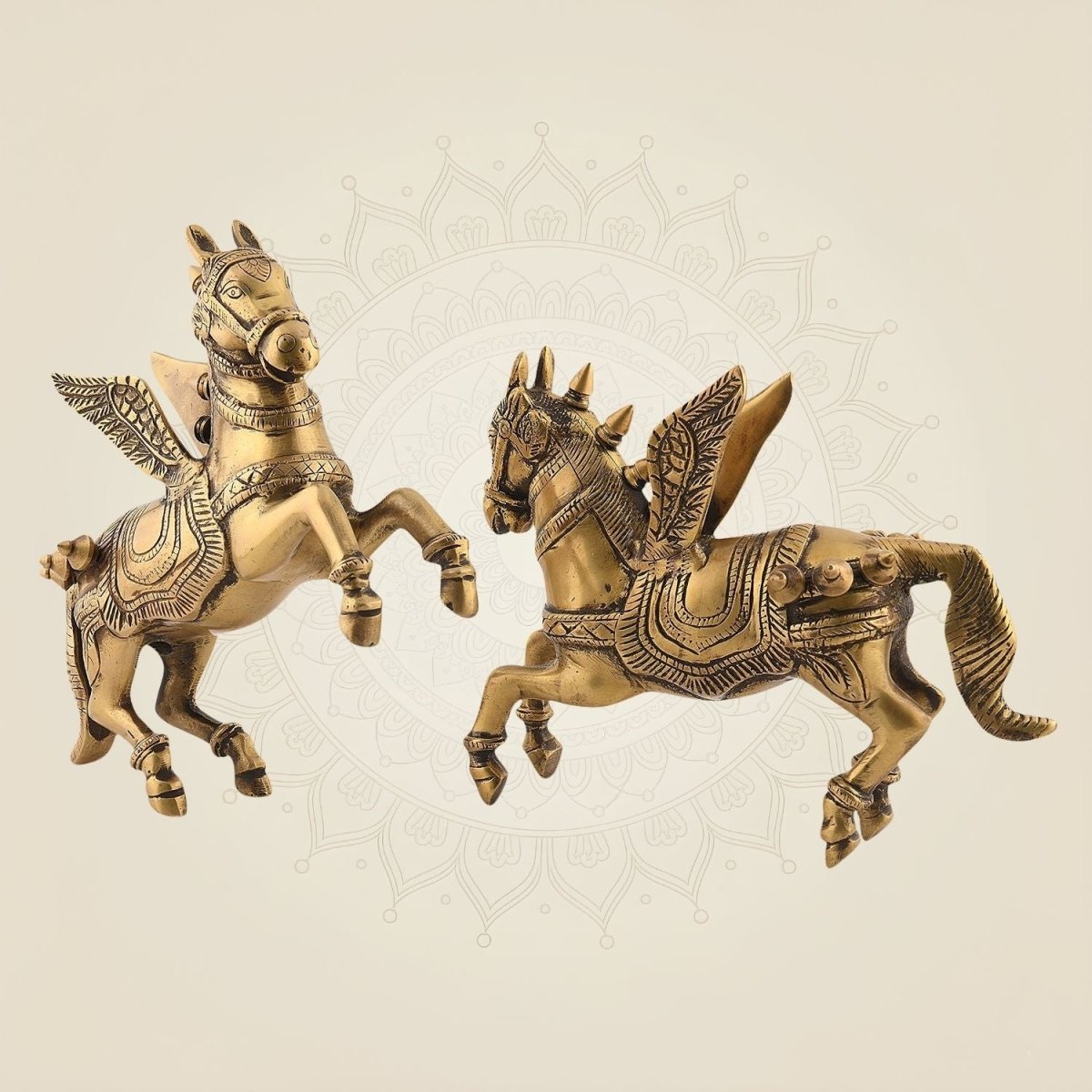 Flying Horse Brass Decor for Vastu Energy