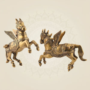 Flying Horse Brass Decor for Vastu Energy