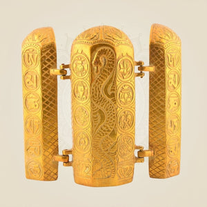 Folding Brass Ganesha Temple Showpiece - Luxeartisanship