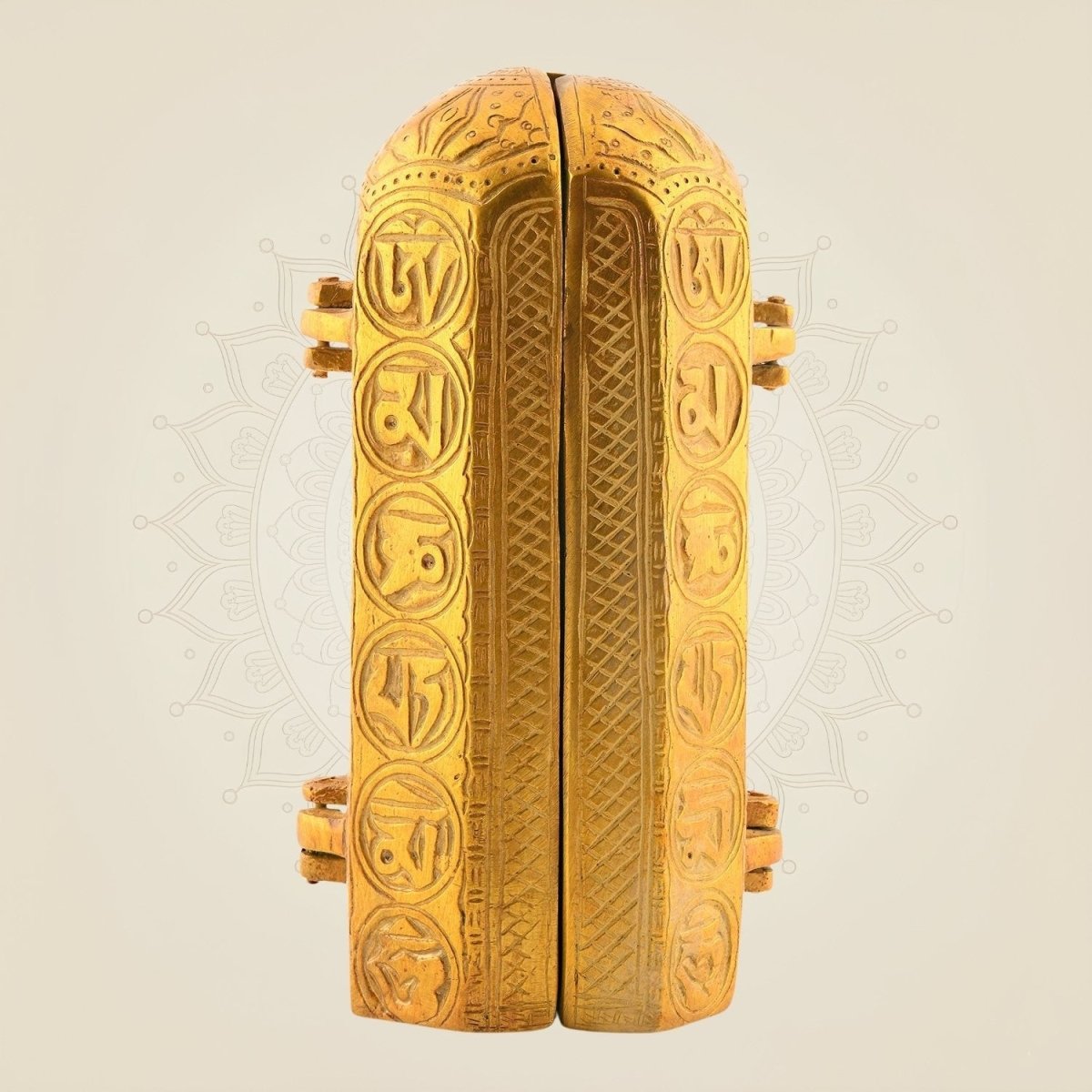 Folding Brass Ganesha Temple Showpiece - Luxeartisanship