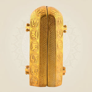 Folding Brass Ganesha Temple Showpiece - Luxeartisanship