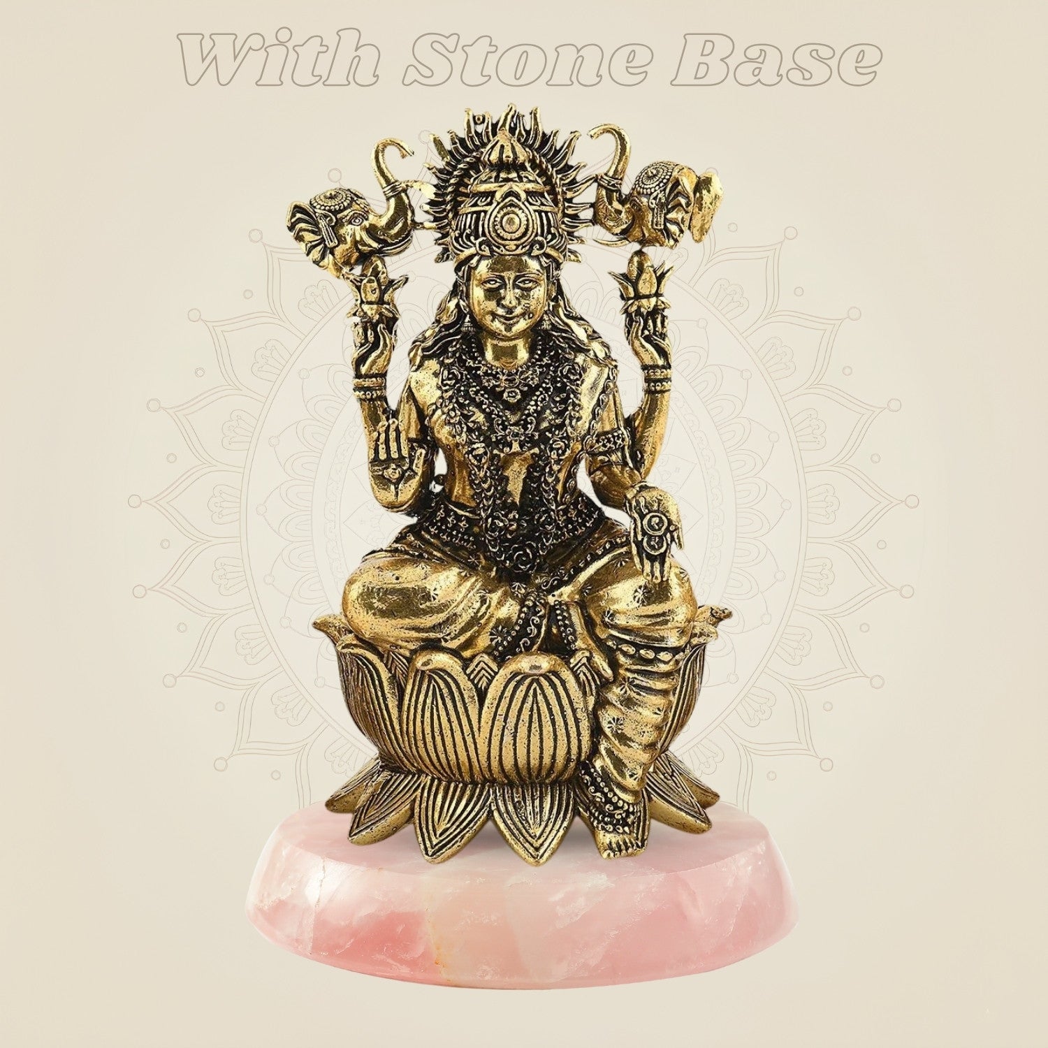 Brass Gajalakshmi Statue