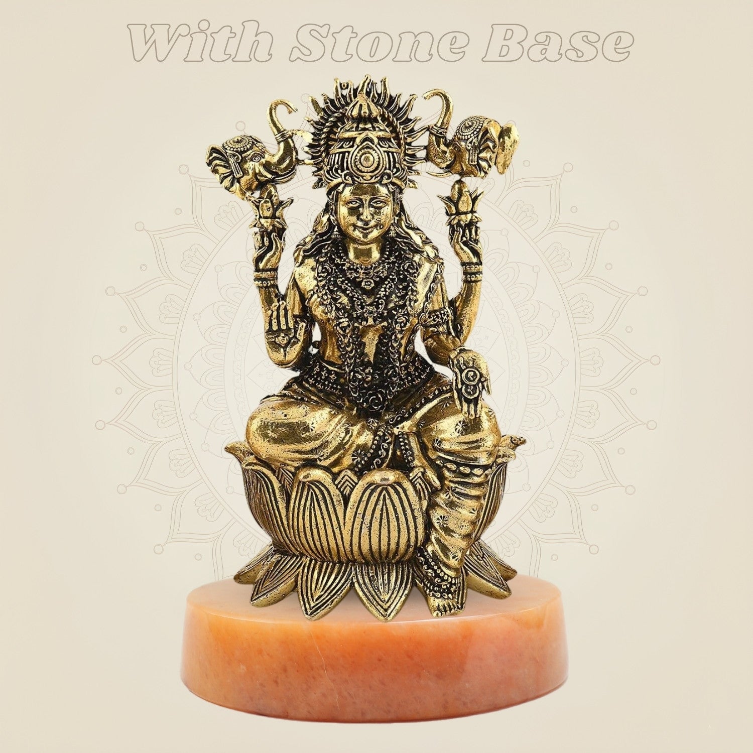 Brass Gajalakshmi Idol