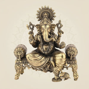 Ganesh Idol on Singhasan