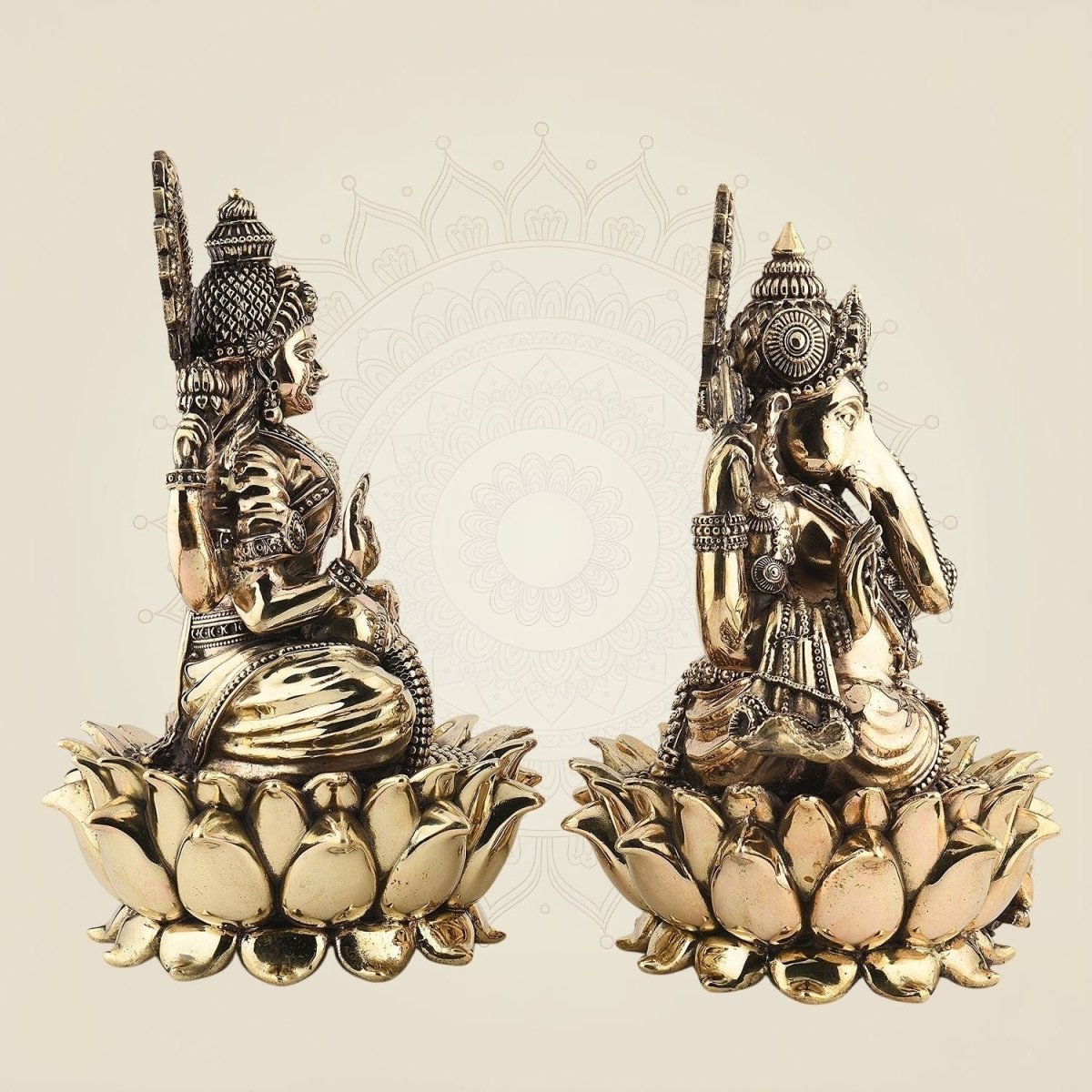 Ganesh Lakshmi Decor Statue