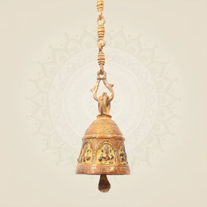 Ganesha Brass Ghanti for Mandir