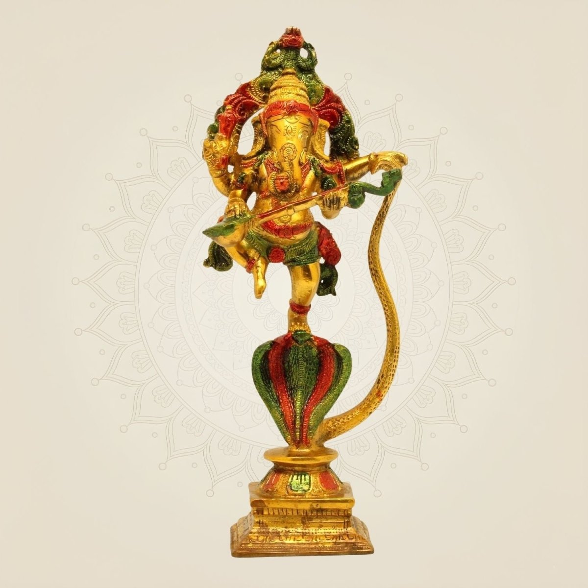 Ganesha Brass Sculpture