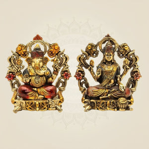 Multi colored Singhasan Lightweight Statues