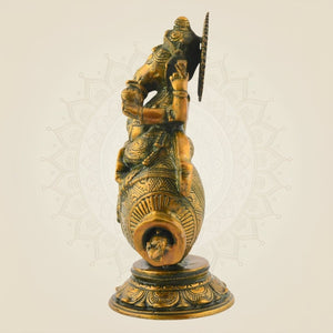 Ganesha Pure Brass Idol for Home & Gift