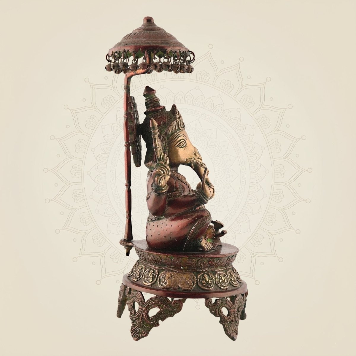 Ganesha Handcrafted Brass Idol