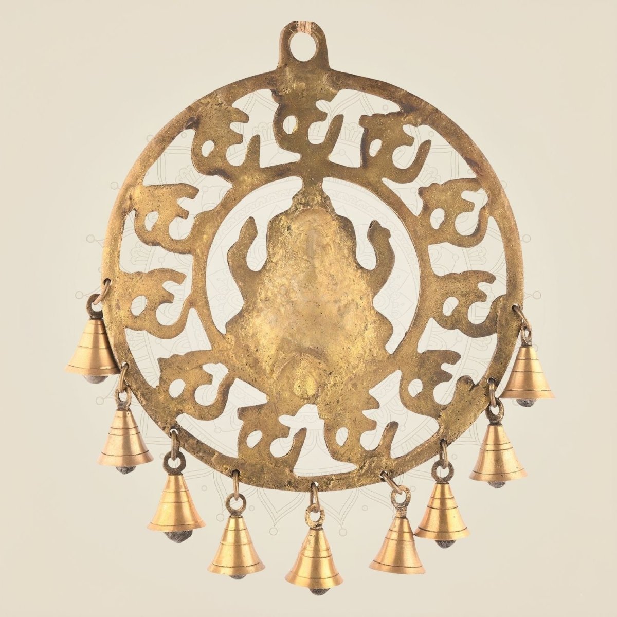 Brass Ganpati Om Wall Hanging