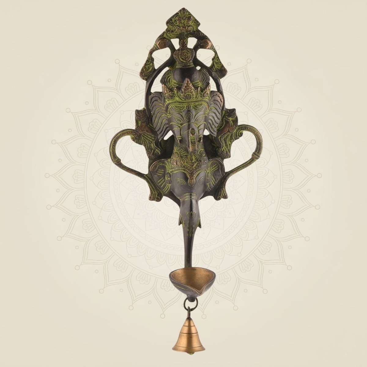 Brass Ganpati Wall decor