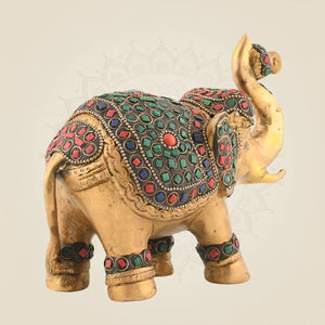 Brass Elephant Statue