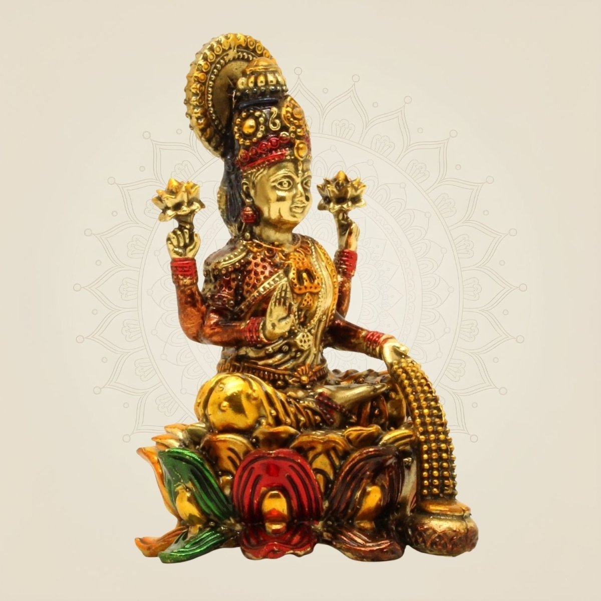 Brass Laxmi Statue