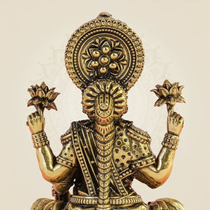 Brass Lakshmi Idol