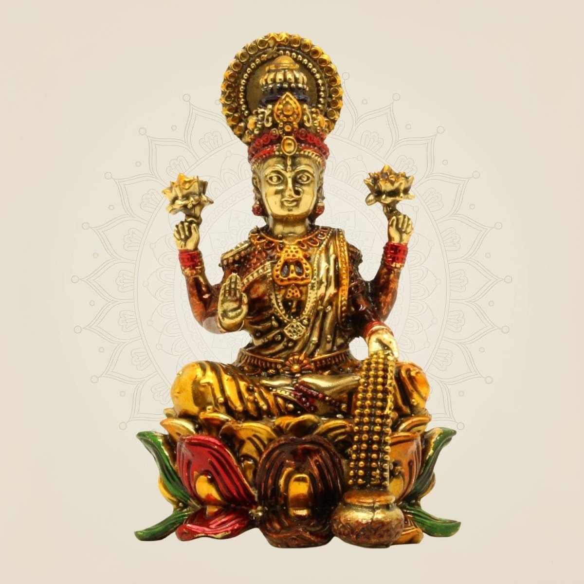 Brass Laxmi Murti