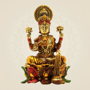 Brass Laxmi Murti