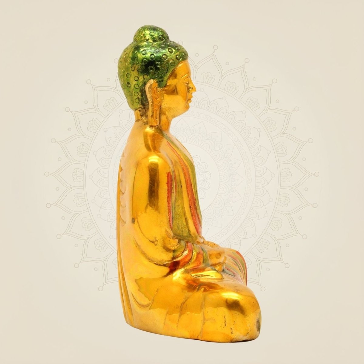 Brass Buddha Colored Idol - Luxeartisanship