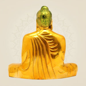 Brass Buddha Colored Murti - Luxeartisanship