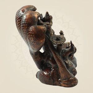 Pure Brass Lakshmi Narayan Figurine