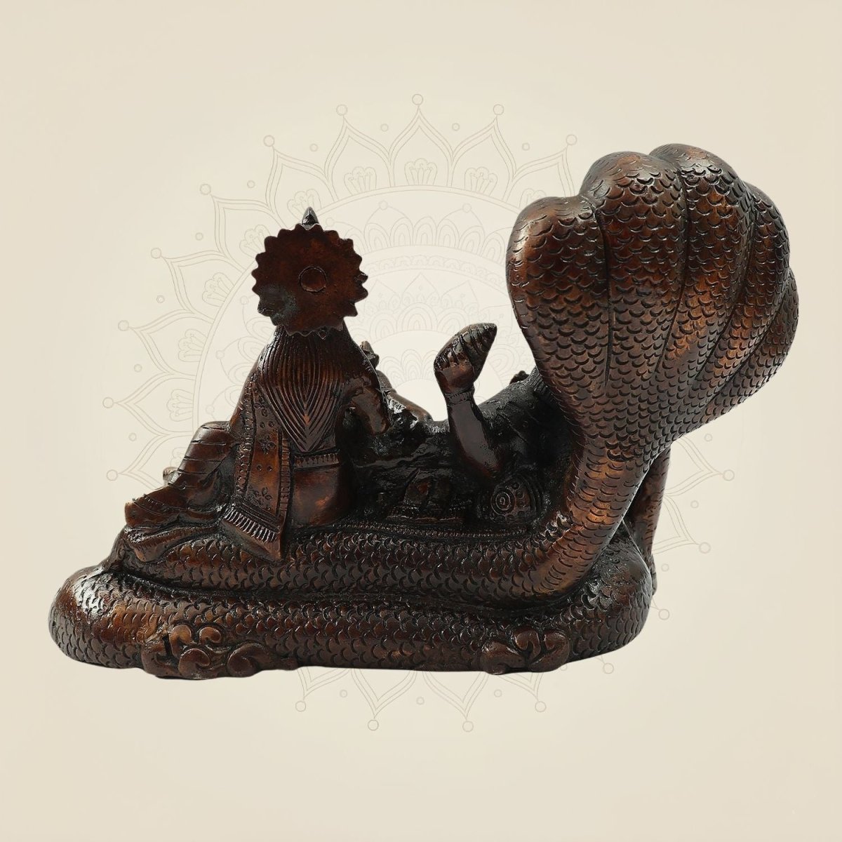 Lakshmi Narayan Idol on Sheshnag 7 " Temple & Home Statue