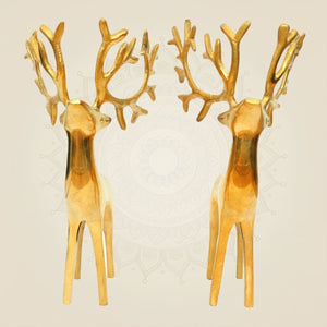 Handcrafted Brass Artistic Statue for Home