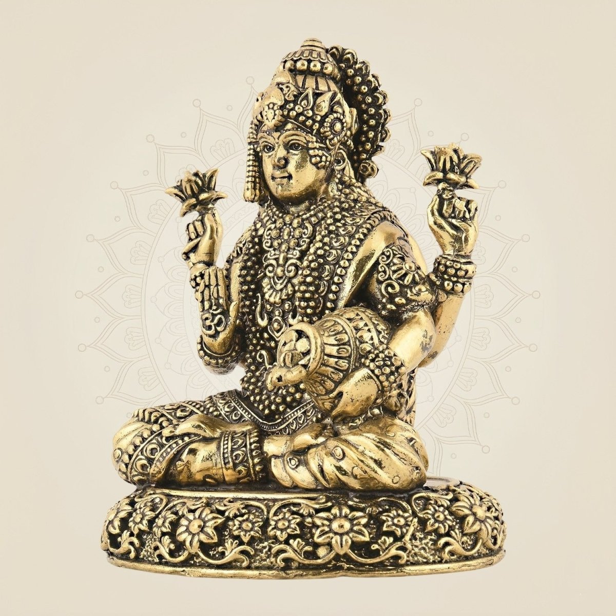 Handcrafted Brass Laxmi Statue