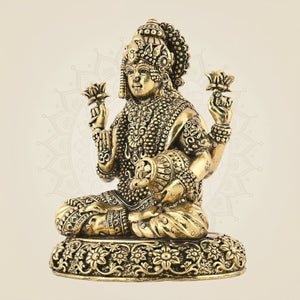 Handcrafted Brass Laxmi Statue