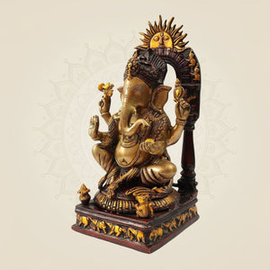 Divine Ganpati Murti for Pooja