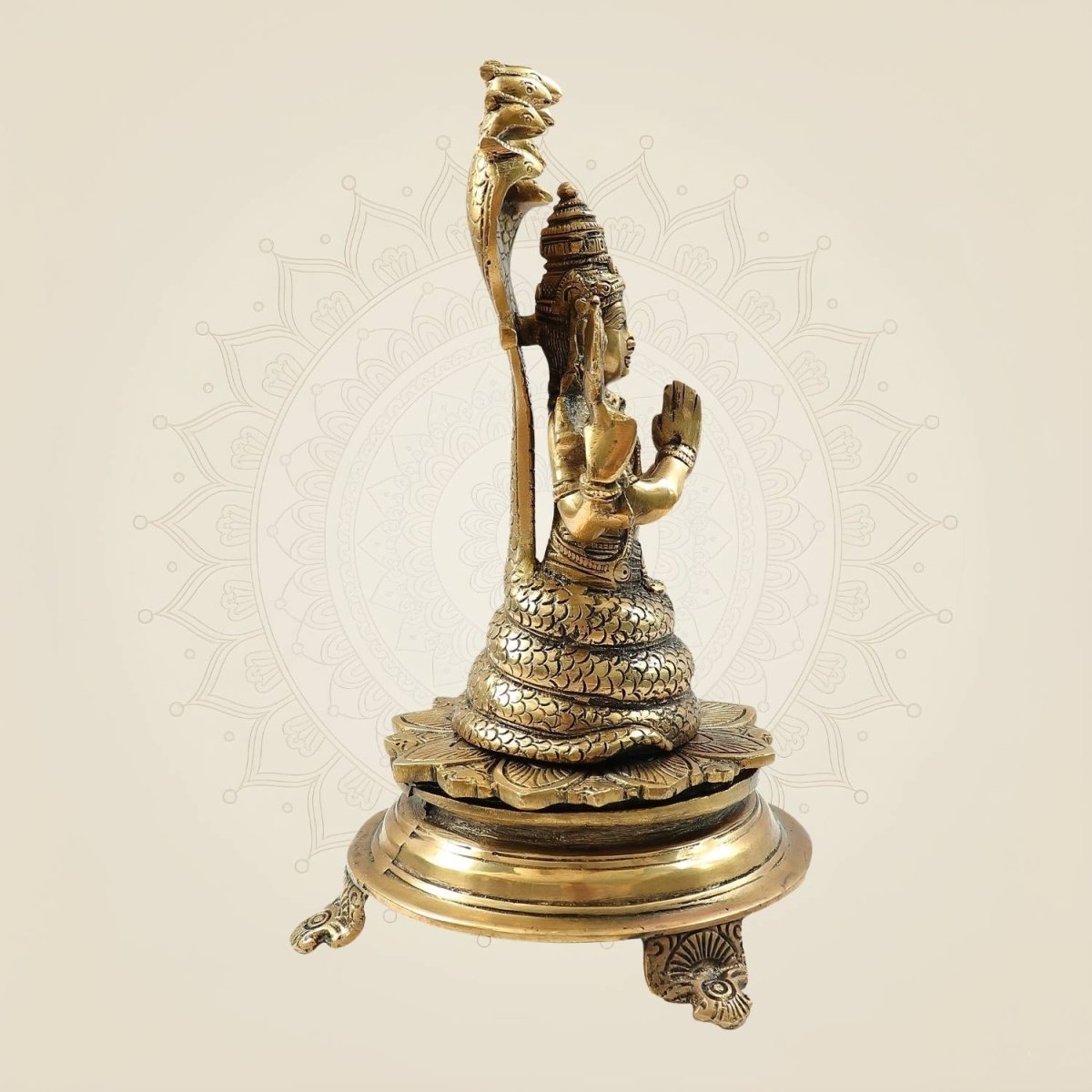 Brass Maharishi & Yoga Master Sculpture