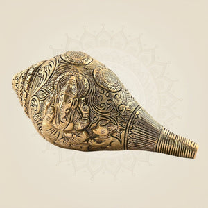 Handcrafted Brass Shankh