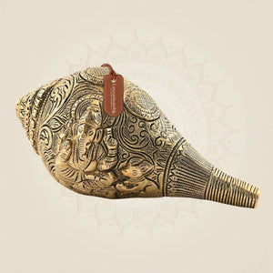 Handcrafted Brass Shankh
